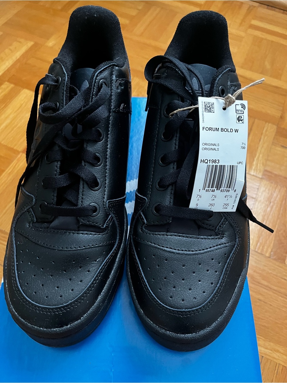 adidas Forum Bold W Leather Sneakers - Black